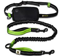 Correa manos libres para perros pequeños de hasta 15 kg | Hundefreund Correa elástica reflectante y extensible de 110 a 160 cm