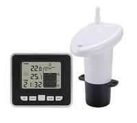Correa Medidor de de LíQuido de Tanque de Agua UltrasóNico InaláMbrico con Sensor de Temperatura Indicador de Tiempo de de Agua Indicador de BateríA Baja