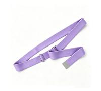 Correa Meditación Yoga Postura Loto-Banda Resistencia Elástica Atadura Flex Pilates Gym Estiramiento Piernas Terapia Principiante Purple