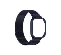 Correa metálica de acero inoxidable Milan + funda protectora adecuada for Redmi Watch 3/3 Active(Blue,For Redmi watch 3)