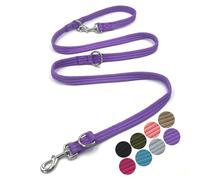 Correa Multifuncional de Doble Extremo para Perro, para Entrenamiento de obediencia o Trabajo a Distancia, fácil de Usar, Ligera, Suave y Duradera, Convertible Manos Libres, Cruzado, sobre el Hombro