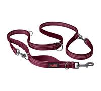 Correa Multifuncional para Perros HALTI Anatomy - Correa con doble enganche, ideal para pasear y adiestrar perros. Cómoda de sujetar, reflectante y ligera. Adecuada para cachorros (Talla L, Magenta)