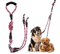 Correa Multiposicion Perro, Correa Doble para Perros PequeñOs Y Medianos, Correa para Perros Pequeños Antienredos, Correa de Perro Desmontable, Dog Leash de 1,5 M de Longitud, 1 Pieza