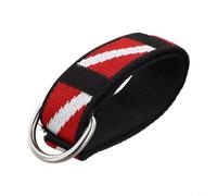 Correa Muñeca Buceo Nylon D-Ring para acero Correa Muñeca Buceo | Nylon , para acero inoxidable 316, ajuste seguro, ligero 20g, ideal buceo recreativo(flag 33x3cm)