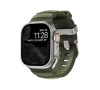 Correa NOMAD Rocky Point Apple Watch 46mm Verde/Plata