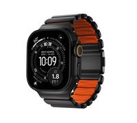 Correa Nomad Stratos Apple Watch 49mm Negro/Ultra Naranja