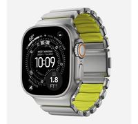 Correa Nomad Stratos Apple Watch 49mm Plateado/Volt