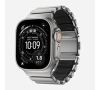 Correa Nomad Stratos Band para Apple Watch Ultra 1-11 y SE Titanio Natural