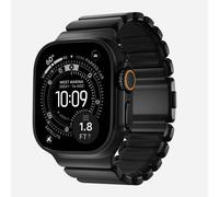 Correa Nomad Stratos Band para Apple Watch Ultra 1-11 y SE, Titanio Negro