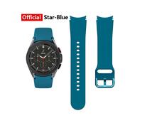 Correa oficial Star Blue para Samsung Galaxy Watch 4 Classic de 46 mm y 42 mm, de silicona Ridge Sport.