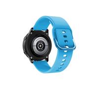 Correa original de silicona para Samsung Galaxy Watch Active 2 (22 mm, azul, 40 mm y 44 mm)
