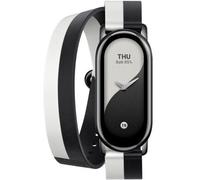 Correa Original para Pulsera Xiaomi Mi Smart Band 8 Double Wrap Strap/ Blanco y Negro