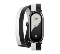 Correa Original para Pulsera Xiaomi Mi Smart Band 8 Double Wrap Strap/ Blanco y Negro