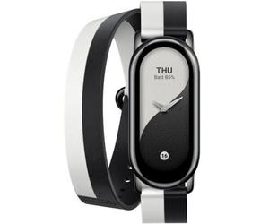 Correa Original para Pulsera Xiaomi Mi Smart Band 8 Double Wrap Strap/ Blanco y Negro