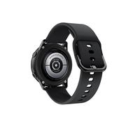 Correa original para Samsung Galaxy Watch Active 2 (40 mm, 44 mm), silicona deportiva, color negro (Classic