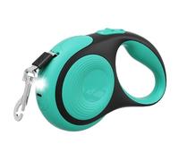 Correa para adiestramiento de Perros, 3/5 m. Correas retráctiles con Linterna LED, Cuerda Ajustable para Perros pequeños y medianos