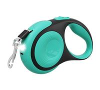 Correa para adiestramiento de Perros, 3/5 m. Correas retráctiles con Linterna LED, Cuerda Ajustable para Perros pequeños y medianos