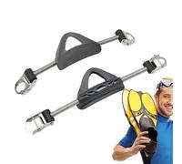 Correa para aletas de buceo,Hebillas para correas de aletas - 1 par de correas de aleta de resorte de acero inoxidable - Correa de aleta de talón con hebilla de liberación rápida para snorkel, submari
