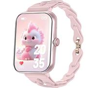 Correa para Alutoria/Ucani/PTHTECHUS S80K SmartWatch Reloj Inteligente 1,83 Pulgadas-Cinturón de Silicona Elástica con Liberación Rápida,Correa Hueca Transpirable y Suave (Rosa)