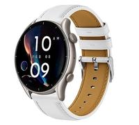 Correa para Amazfit GTR 2 Pulsera, 22mm Correa de Reloj de Cuero Repuesto para Amazfit GTR 3, GTR 3 Pro, GTR 4, GTR 2e, GTR 47mm, Amazfit Stratos, Amazfit Pace, Amazfit Balance, Amazfit Bip 5, Bip 6