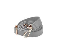 Correa para Bandolera De Cuero De 138Cm De Largo, Asa para Bolso Artesanal, Bolso Cruzado Ajustable, Cinturón De Repuesto con Cierre, Gris Claro, Plata