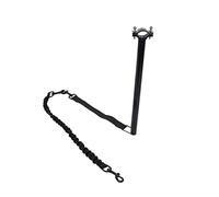Correa para bicicleta de perro de aleación, correa para perros desmontable y gruesa con llave hexagonal para entrenamiento de perros
