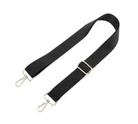 Correa para Bolso 2pc Fashion Black Shoulder Bag Strap Adjustable Replacement Detachable Belt For Women Men Messenger Bags Handle Handbag(Gold Buckle-3.8cm)
