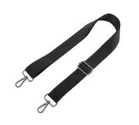 Correa para Bolso 2pc Fashion Black Shoulder Bag Strap Adjustable Replacement Detachable Belt For Women Men Messenger Bags Handle Handbag(Black Buckle-3.3cm)