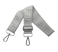 Correa para Bolso Ajustable de Mujer con Mosquetón Plateado 3.8cm Anchura, Correa de Hombro Reemplazo para Bolsos Bandolera y Crossbody, Gris Puro