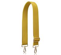 Correa para bolso, ajustable y gruesa de 3,8 cm de ancho, Yellow Gold Hooks, M