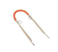 Correa para Bolso Braided Bag Strap Universal Handmade Woven Mini Short Shoulder Handbags(Orange)