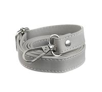 Correa para Bolso De Cuero PU Ajustable De 130Cm De Largo para Bandolera, Correa para Bolso De Hombro De 1,8Cm De Ancho, Accesorios De Repuesto para Bolsos, Plateado Gris, Talla única