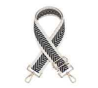 Correa para Bolso de Mano, Correa para Bolso de Mujer, Correa para Bolso de Hombro, Correa Ancha Ajustable con Flecha de Color, Accesorio de Repuesto para Bolso, Correa para el Hombro (Metal plat
