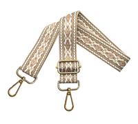 Correa para Bolsos Bandolera, Correa de Reemplazo para Bolsos, Correa para Bolsos Ajustable con Mosquetón Oro 3.8cm, Correa de Hombro para Bolsos Crossbody Mujer Accesorios, Blanco Caqui, N21