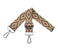 Correa para Bolsos de Mujer Bandolera Correa de Hombro Ajustable con Mosquetón Plateado 3.8cm Anchura, Reemplazo Correa Bolso Crossbody, Marrón Claro, V21