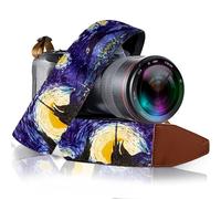 Correa para cámara Van Gogh «Starry Night» Universal para cámaras DSLR y prismáticos, Correa de Cuello y Hombro con diseño artístico y Moderno, Regalo Ideal para fotógrafos, Hombres y Mujeres