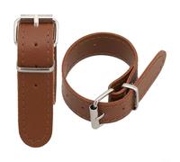 Correa para cesta de bicicleta infantil de piel impermeable con hebilla de metal, ajustable para una fijación segura y fácil extracción en bicicletas infantiles (marrón)