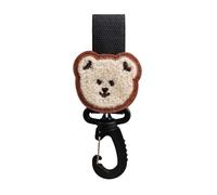 Correa para cochecito de bebé con gancho de clip para colgar bolsas de pañales, bolsa de la compra, bolso de mano, gancho para carrito de mascotas