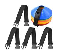 Correa para conos deportivos, arnés de almacenamiento de disco, correas de cono deportivas portátiles reutilizables para exteriores, diario, ejercicio, fútbol, entrenamiento
