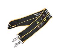 Correa para el cuello con cordón,para colgar en el cuello compatible con el control remoto DJI Mini 3Pro Hebilla de hombro de cuello ancho con gancho de metal para drones Cuerda,Amarillo Negro,58x4cm