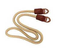 Correa para el cuello de la cámara, correa de hombro portátil de cuero vacuno de nailon suave para cámara réflex digital (caqui)