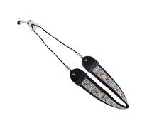 Correa para el Cuello de Saxofn Bordado con Gancho de Metal, Diseo Ergonmico para Saxofn Alto Tenor, Ajustable 49-61 Cm, Accesorios para (TS08 Girasol