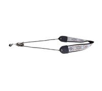 Correa para el Cuello de Saxofn Bordado, Correa de Saxofn Ajustable para el Cuello de Tenor con Gancho de Metal para Alto Tenor (TS05 Hierba de cinco