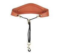 Correa Para El Cuello Para Saxofón, Correa De Hombro De Cuero Acolchada Suave, Arnés, Accesorios De Instrumentos, Ajustable, Cómodo (Color : Yellow)