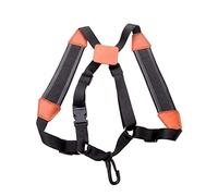 Correa para el Hombro de Saxofn, Reduce la Tensin del Cuello y la Correa de la Saxo de la Saxo de Cuero de Arns de Hombro Doble para Saxofn Soprano de