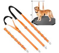 Correa para el vientre de aseo de perros, bucles de aseo para perros para extensor de brazo de mesa con abrazadera de extensión, correa de restricción de baño, soporte para cabello de perros pequeños