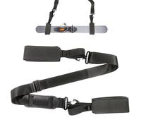 Correa Para Esquí - Portatablas De 75 A 120 Cm | Portaequipajes, Correa Para El Hombro Para Snowboard Con Acolchado De EVA Portaesquís De Nailon Y Bastones Para Niños Y Adultos - Eslinga De Transporte