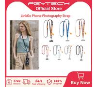 Correa para Fotografía PGYTECH LinkGo, Correa Tejida a Mano para Teléfono Móvil con Cuerda para Colgar Cruzada y Correa para el Cuello Braided Blue