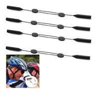 Correa para gafas,4 piezas Correa para gafas deportivas ajustable,cordón antideslizante para gafas,Blando Correas de Silicona para Gafas para Correr Camping Lectura al Aire Libre