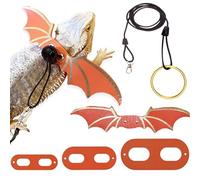 Correa para gamuzas barbudas, S/M/L (3 unidades, ajustable, alas de murciélago), accesorios de disfraz para reptiles, geckos, iguanas